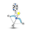 Silver 12 Zodiac Signs Fluorescent Twelve Constellations Star Sign Beads Charms fit Bracelet Neckalce Charm Pendant - Image 12