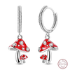 Silver Sweetheart Bow Earrings Round Donut Zircon Crab Ocean Earrings for Women Girls Jewelry - Image 30