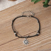 Vintage Boho Multi Layer Beads Anklets Summer Beach Women Sun Pendent Anklet Leather Handmade Chain Foot Party Jewelry - Image 2