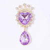Crystal Brooch 44 20mm 10Pcs Golden Pendant Accessories Wedding Invitation Holiday Creative Decoration - Image 9