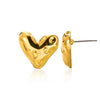 Hollow Zircon Heart Earrings For Women Stainless Steel Gold Color Heart Earring Wedding Couple Jewelry Gift - Image 21