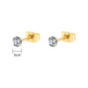 1 Pair Titanium 2/3/4/5mm CZ Stud Earrings 20G Minimalist Wedding Cartilage Helix Tragus Piercing Jewelry - Image 14