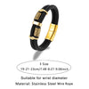 Viking Runes Double-Layer Unfading Steel Wire Rope Bracelets Men Norse Gold Color Stainless Steel Wristband Male Jewelry - Image 6