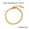 Link Chain Stainless Steel Bangle Bracelet for Women Golden Metal Texture Jewelry Beach Gift Man - Image 16