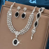 Elegant Bridal Jewelry Set Necklace Earrings with Sparkling Rhinestones for Weddings Parties - Image 6