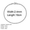 Simple Design Stainless Steel Pull-out Adjustable Bracelet Golden Color Snake Chain Bangle for Women Girl Men Beads Jewelry Gift - Image 13