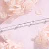 Silver Elegant Small Bead Snake Chain Double Layer Anklets Women Jewelry Gift Beach Multilayers Foot Chain - Image 5