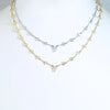 Geometric CZ Station Link Chain Choker Sexy Long Lariat Women Necklace Iced Out Zirconia Jewelry - Image 15