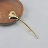 Glossy Metal Ginkgo Leaf Shape Piercing Clip Pin Brooch for Women Men Coat Jacket Accessories Personalized Suit Corsage - Image 4