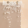 White Bowknot Imitation Pearls Tassel Dangle Earrings Women Temperament Versatile Earring Elegant Jewelry K - Image 10