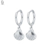 Silver Needle Vintage Shell Pendant Hoop Earrings Women's Pearl Conch Gold Earrings Jewelry Gifts - Image 13