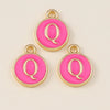 10pcs Rose Red Color Cute Double Sided Mini Alphabet 26 Letters Charm Pendants for Name Jewelry Necklace Bracelet Earring - Image 15
