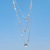 Zircon Pendant Necklace For Women Multilayer Chain Choker Female Party Shiny Jewelry Gift - Image 6