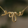 Punk Originality Snake Pendant Necklace Winding Silver Color Unique Men Women Hiphop Neck Jewelry Statement Snake Choker Gifts - Image 1