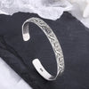 Retro Wave Bracelets Silver Jewelry Spray Personality Sweet Cloud Opening Bangles - Image 3