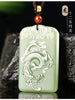 carved jade pendant 12 zodiac signs Mouse ox tiger rabbit dragon snake horse sheep monkey chicken dog pig - Image 15