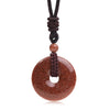 Stone Amethyst Tiger's Eye Necklace Pendant Men's and Women's Necklace Peace Knot Chinese Knot Necklace Gift - Image 11