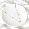 Round Cubic Zircon Charms Long Necklace Woman Choker Stars Moon Elegant Chain No Fade Fariy Jewelry - Image 3