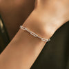2pcs Silver Four-leaf Flower Necklace Bracelet Set for Women Adjustable Link Chain Necklace Set Jewelry Gift - Image 10