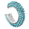 C-Shape Colorful Rhinestones Ear Clips for Women Bohemian Ear Cuff Clip On Earring Female Jewelry Personality Accessories - Image 11