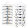 12Pcs/Set Colorful Stone Bracelets Adjustable Rope Braided Bracelet Handmade Bohemia Bracelets with Cards - Image 16