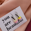 Summer Sweet Resin Drink Cup Dangle Earrings for Women Girl Kids Popsicle Beer Milk Tea Ice Cream Drop Earrings - Image 15