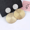 European Simple Metal Drop Earrings for Women Leaf Round Water Droplet Butterfly Twist Geometry Earrings Jewelry Christmas Gift - Image 15