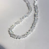 Multicolor Glass Bead Choker Necklace with Irregular Shapes - Image 2