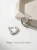 Unisex Stainless Steel Rectangular Hoop Earrings for Men Women Punk Rock Triangle Huggie Earrings Piercing Jewelry Gifts - Image 29