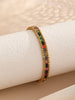 Layered Bead Chain Bracelet with Multicolor Strands - Image 10