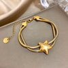 Five-Point Star Jewelry in Necklace and Bangle Styles - Image 7