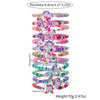 12Pcs/set Unicorn Cat Flower Charm Elastic Handmade Beaded Bracelets for Women Girls Birthday Party Jewelry Friendship Gift - Image 2