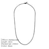 Men's Necklace 2MM Stainless Steel Paperclip Chain Gold-plated Punk Accessories Birthday Gift - Image 7