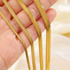 1PC Unisex Snake Chain Choker Necklace Stainless Steel Herringbone 2/3/4/5mm Gold Color Chain Necklace For Women Jewelry - Image 5