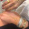Long Tassel With Slippy Bar Bling Round Oval Triangle CZ Setting Women Unique Bracelet Wrap One's Finger Jewelry - Image 3