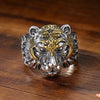 Silver Ring Tiger Rings for Women Wedding Jewelry Engagement Charm Party Gifts Ring - Image 1