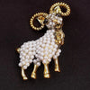 Baroque Beautiful Sheep Goat Animal Design Men Women Brooch Pin，JewelryAccessories, WeddingHolidayPartyCoupleSurpriseGift - Image 18