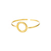 Floral Cuff Bracelet in Stainless Steel with Gold-Tone Finish - Image 14
