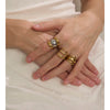 Arrivals Glossy Stainless Steel Layered Hollow Open Ring for Women Distinctive Geometric Attractive Jewelry - Image 5