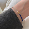 Silver Bracelet Geometric Cube Circle Punk Asymmetric Beaded For Woman Girl Jewelry Gift - Image 18
