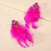 Charm Elegant Cute Feather Tassel Long Dangle Earrings For Women Design Fairy Holiday Wedding Party Jewelry Accessories - Image 4