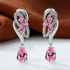 Female Blue Rainbow Stone Earring Silver Color Clip Earrings For Women Charm Crystal Zircon Wedding Jewelry - Image 10