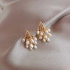 Elegant French Vintage Enamel Dripping Oil Plant Irregular Lavender Ear Studs Earrings for Women Flowers Earring - Image 12