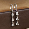2PCS Stainless Steel Water Drop Pendant Earrings for Women Simple CZ Zircon Small Hoop Earring Cartilage Piercing Jewelry - Image 7