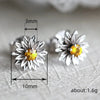 Zakol Dainty Flower Stud Earrings Gold Color Fancy Ear Accessories for Women Daily Wear Girls Gift Statement Jewelry - Image 6