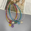 Seed Bead Choker Necklace with Flower Pendant - Image 10