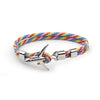 Charm Colorful Rope Chain Airplane Anchor Bracelets For Women Multilayer Braid Bracelet Men Jewelry Gifts - Image 9