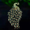 Rhinestones Peacock Brooches for Women Unisex Glass Phoenix Pins Event Party Backpack Decoration Clothes Accessories - Image 1