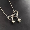Minimalist Bow Pendant Necklace with Chain Options - Image 3