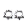 Punk Spike Rivet Hoop Earrings For Women Men Ear Studs Stainless Steel Gothic Hip Hop European and American Earring Jewelry Gift - Image 33